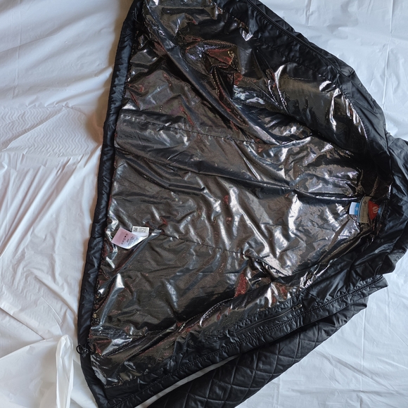 Columbia Omni-Heat Black Quilted Jacket Women’s Small Lightweight Zip Up - Picture 5 of 14